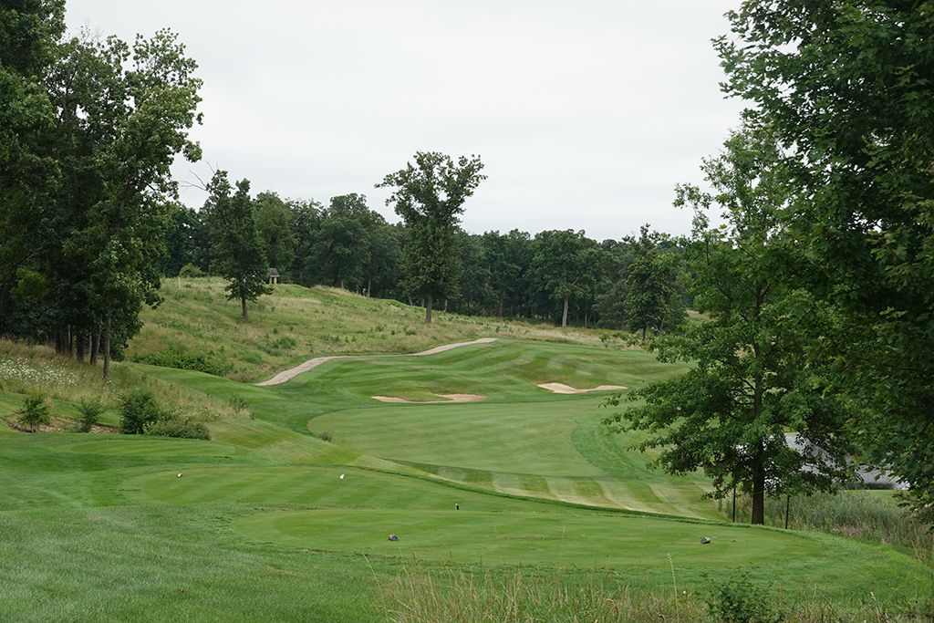 13th Hole at Spirit Hollow Golf Course (490 Yard Par 4)